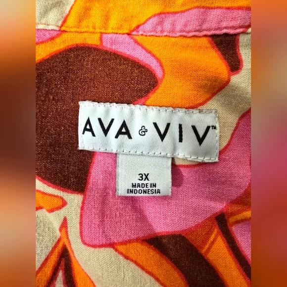 70's Psychedelic Print Short Set Size 3X - Picture 11 of 15